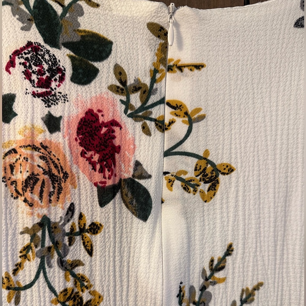 Chic Floral Midi Dress, sz XXL - Picture 6 of 6